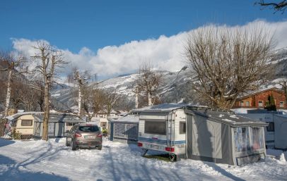 Stellplätze im Winter im Zillertal