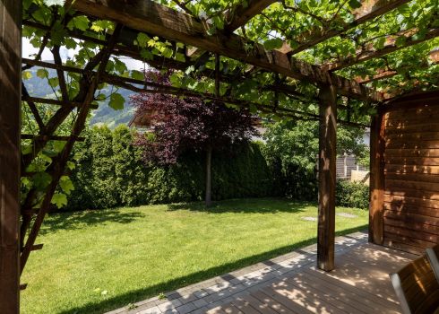 Garten eines kleinen Chalets